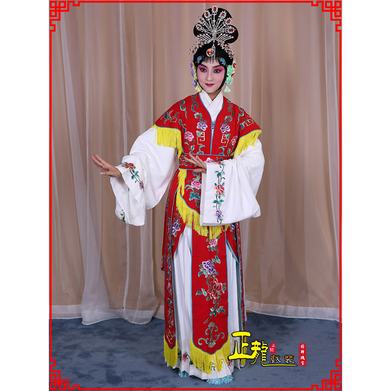 太谷戏曲服装舞台演出红娘装