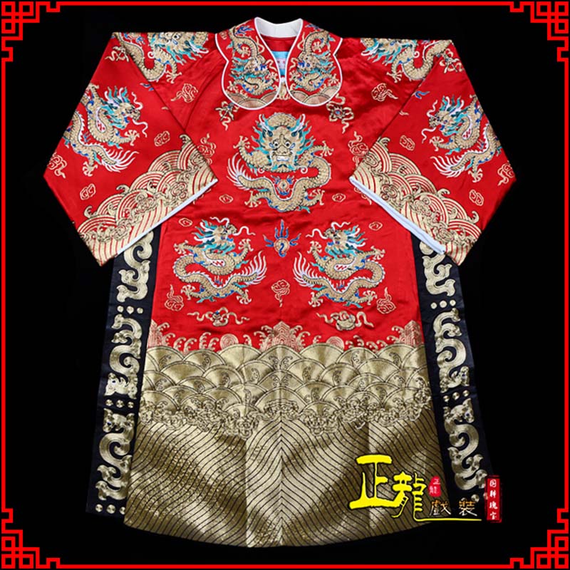 太谷皇帝蟒袍全金八宝团龙蟒